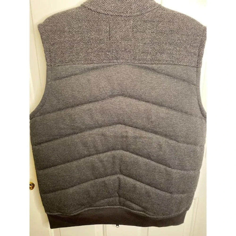 Rorie‎ Whelan Men's Sweater Vest Zip Front Quilted Large NWOTs